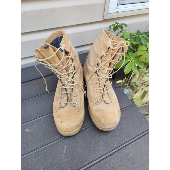 Belleville U.S Army Waterproof Gore-Tex Combat Boots 10.5 Wide Men Vibram Soles